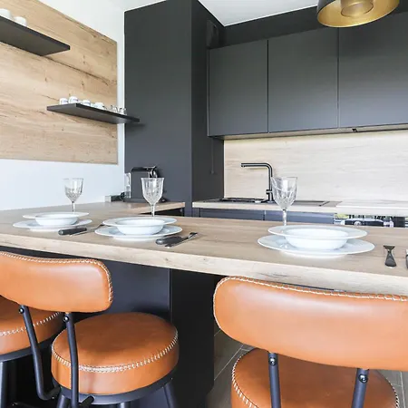 Seaside View 3604 - Climatise Piscine Partagee 아파트 *